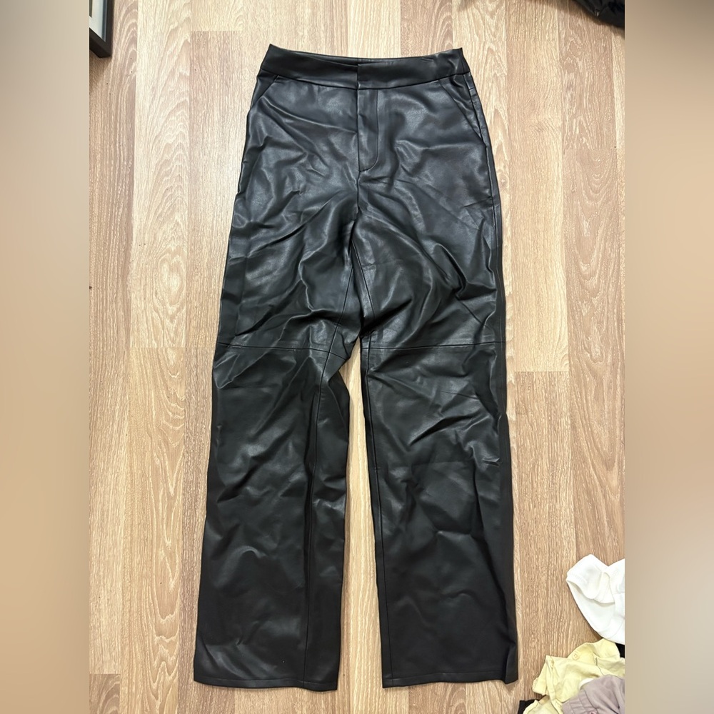 Brand new tags Black Leather Pants - Picture 9 of 16
